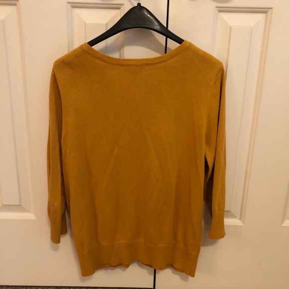 Christopher & Banks Gold Cardigan - Picture 2 of 8